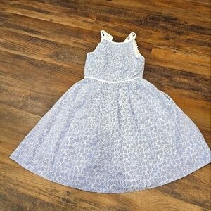 Lilly Pulitzer Tori Fit and Flare Dress | Size 00 | Blue and White